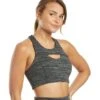 Free People Strut Yoga Sports Bra Black Combo