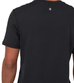 Manduka Men's Performance Crew Neck Short Sleeve Tee Black