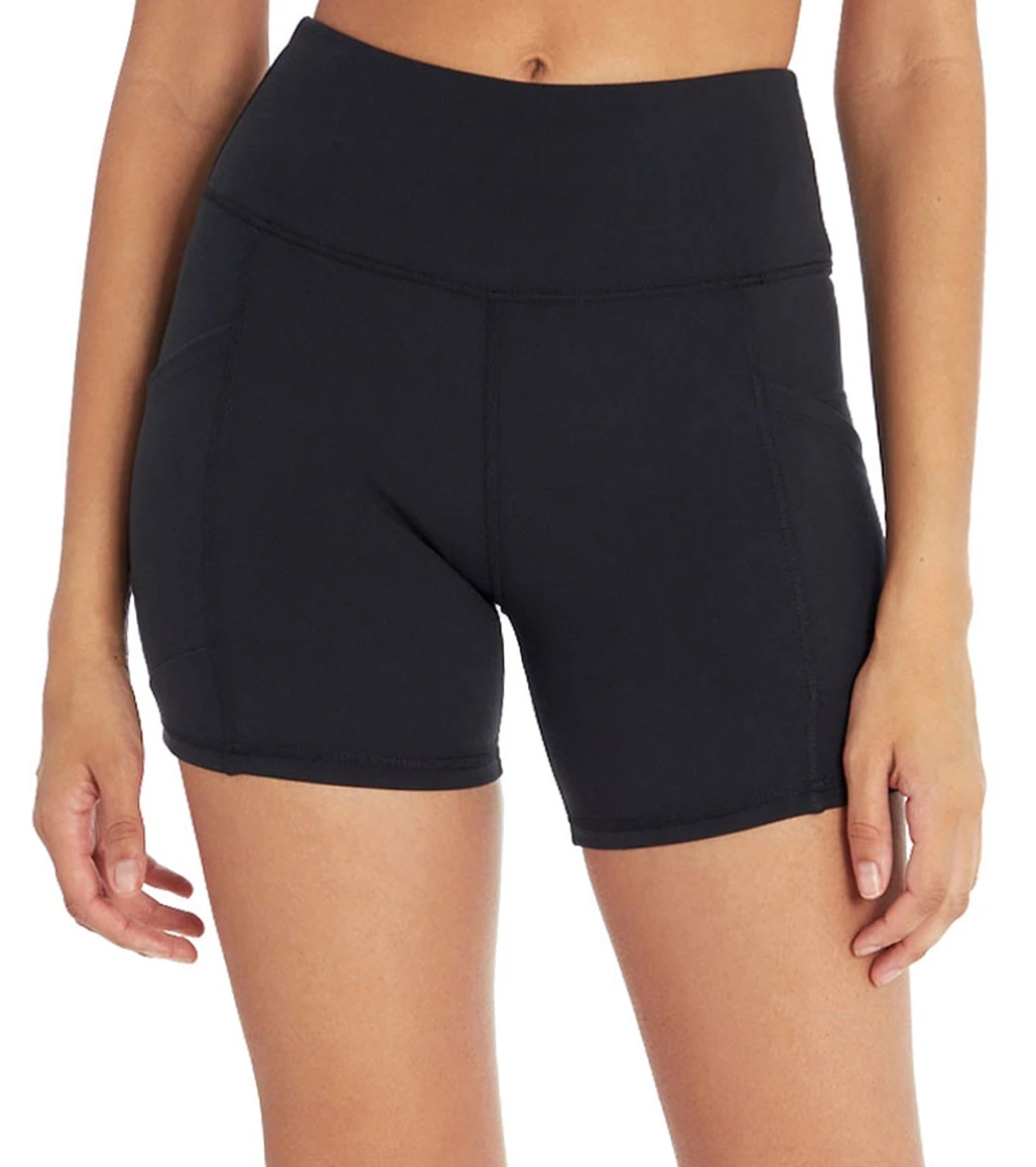 Marika Linnette High Waisted Tummy Control Yoga Shorts - Image 3