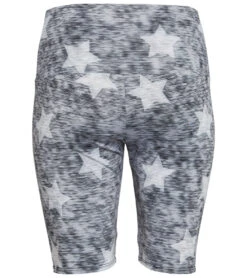 Onzie High Rise Bike Shorts Heathered Star