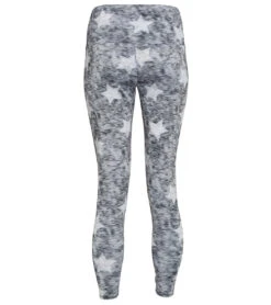 Onzie High Waisted Basic 7/8 Yoga Leggings Heathered Star