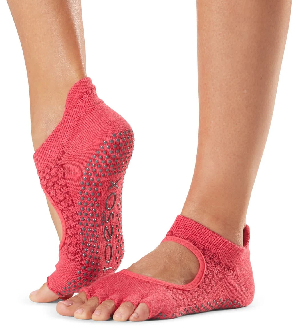 Toesox Bellarina Half-Toe Yoga Grip Socks Hermosa HD - Image 2