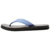 Sanuk Women's Yoga Mat Webbing Flip Flop Deep Blue/Off White