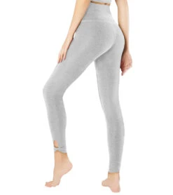 Beyond Yoga Spacedye Don't Get Twisted High Waisted 7/8 Yoga Leggings Silver Mist
