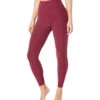 Beyond Yoga Spacedye Totally Woven High Waisted 7/8 Leggings Deep Merlot
