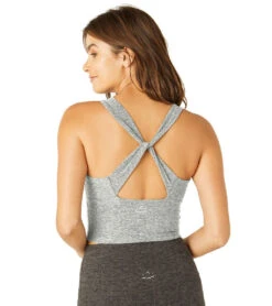 Beyond Yoga Spacedye Twist Through Cropped Tank