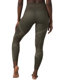 PrAna Kimble Printed 7/8 Yoga Leggings Sage Jungle