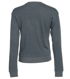 Spiritual Gangster Stars Crew Neck Savasana Pullover Slate
