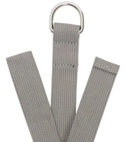 Hugger Mugger Cotton D-Ring Strap 10 Ft Gray