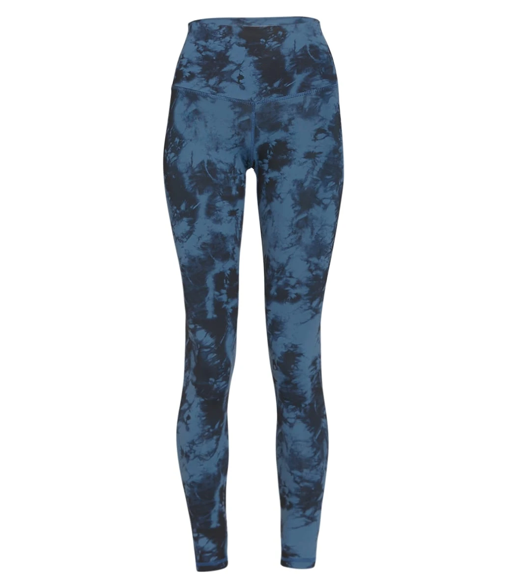 DYI Printed Signature Yoga Leggings Chambray Tie Dye - Image 2