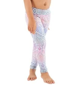 Onzie Girl's Yoga Leggings Rainbow Snake