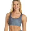 Onzie Graphic Mudra Yoga Sports Bra First Frost