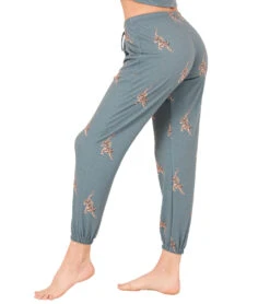 Onzie Fleece Sweatpants Pale Cacti Tiger
