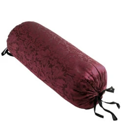 Hugger Mugger Silk Yoga Neck Pillow Merlot