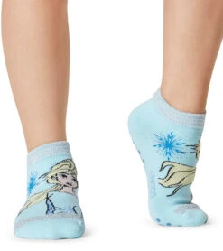 Tavi Grip Kids Low Rise Socks, 2 PACK Frozen