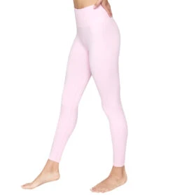 Spiritual Gangster Icon High Waisted Yoga Leggings Paradise Pink