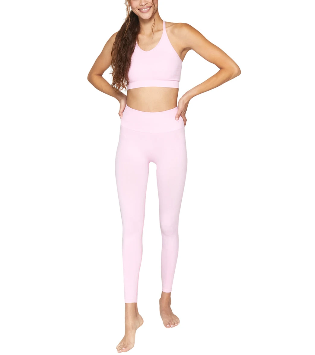 Spiritual Gangster Icon High Waisted Yoga Leggings Paradise Pink - Image 3