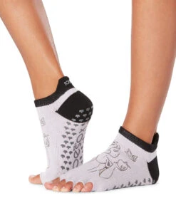 Toesox Grip Half Toe Low Rise Socks Sleeping Spell