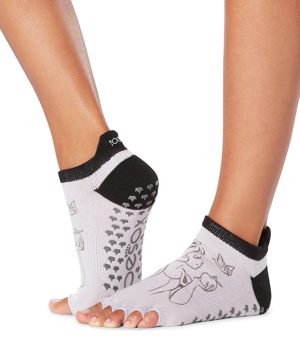 Toesox Grip Half Toe Low Rise Socks Sleeping Spell