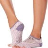 Toesox Luna Grip Half Toe Socks Fairest