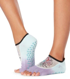 Toesox Luna Grip Half Toe Socks She's A Dreamer