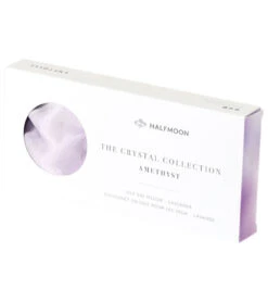 Halfmoon Crystal Collection Silk Eye Pillow Amethyst