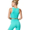 NUX One By One Seamless Yoga Crop Top Abyss