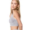NUX One By One Mineral Wash Crop Top Stone Wash
