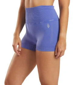 Free People Good Karma Running Shorts African Violet