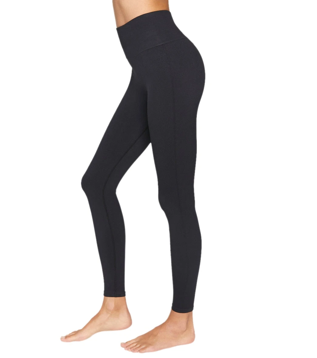 Spiritual Gangster Icon High Waisted Yoga Leggings Black