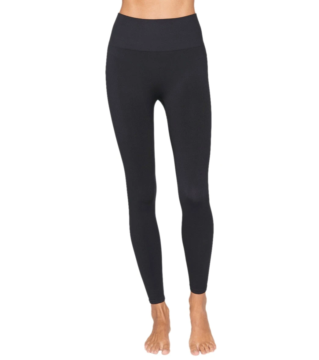 Spiritual Gangster Icon High Waisted Yoga Leggings Black - Image 4