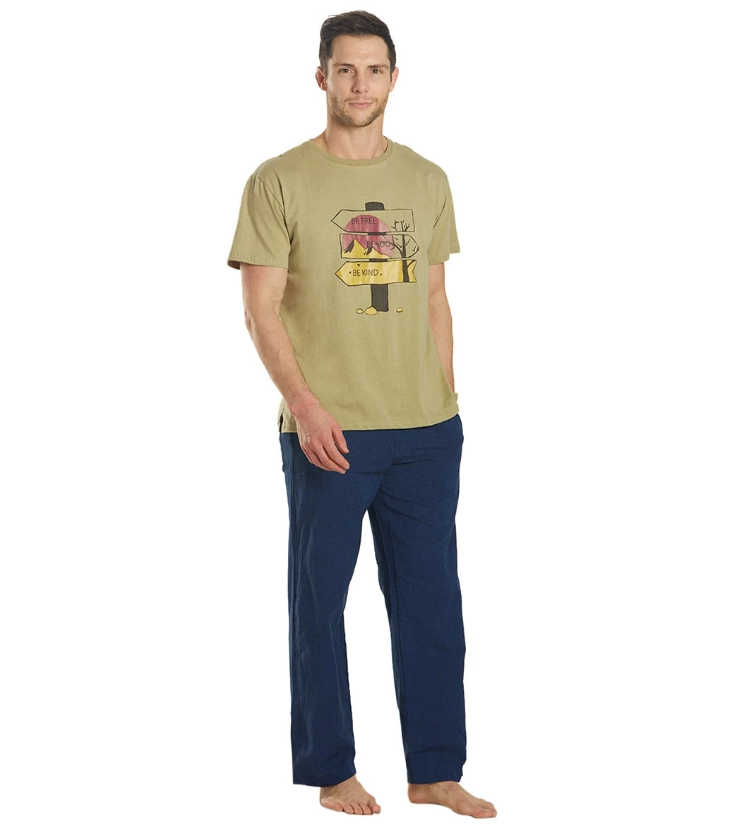 Yak & Yeti Men's T Shirt Be Free Be Kind - Image 4
