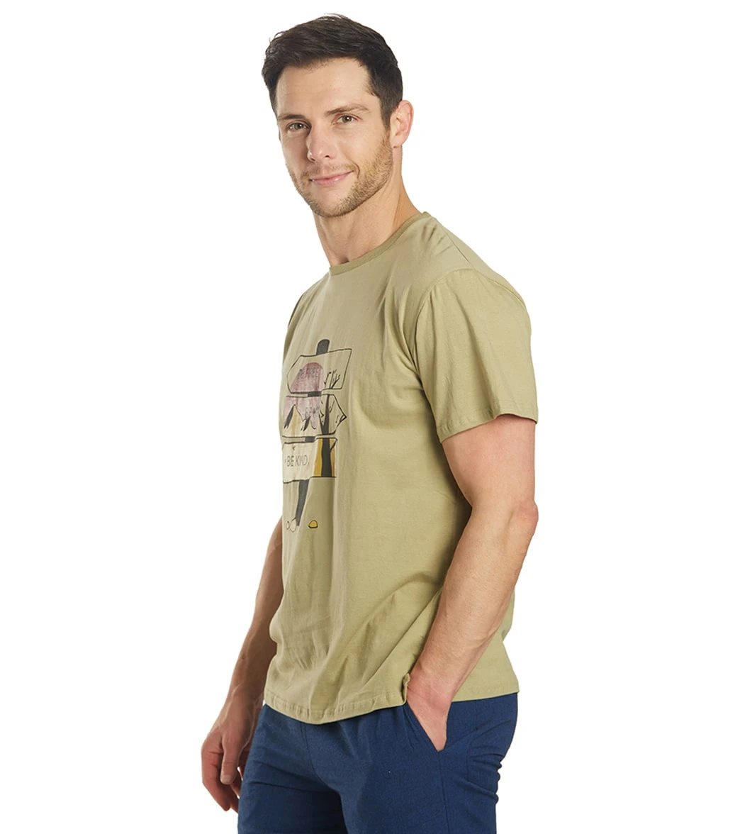 Yak & Yeti Men's T Shirt Be Free Be Kind - Image 5