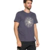 Yak & Yeti Men's Tree Of Life T Shirt Gray