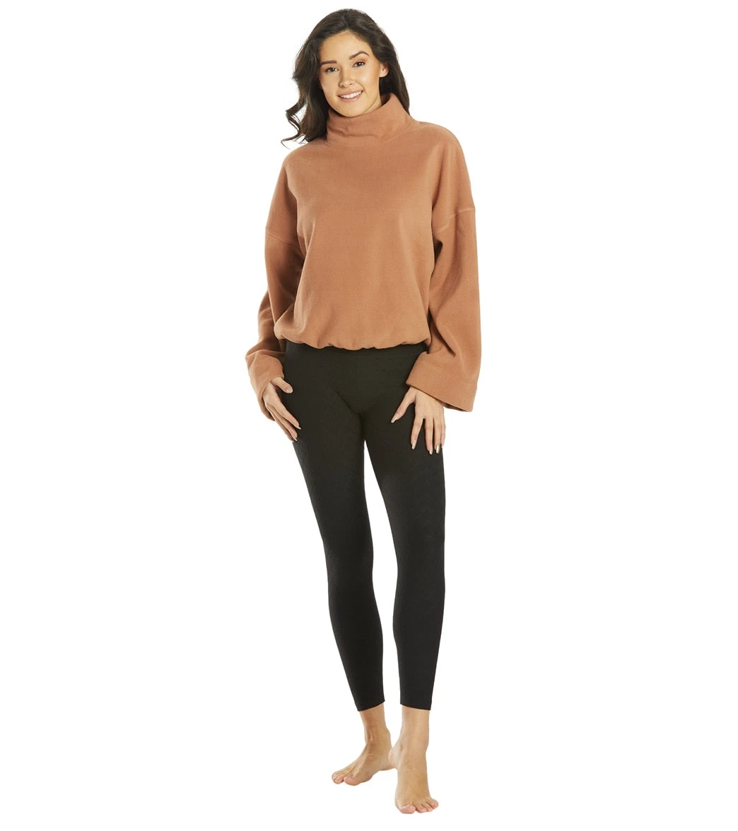 Beyond Yoga Plushfleece Back East Pullover Sepia Brown - Image 3