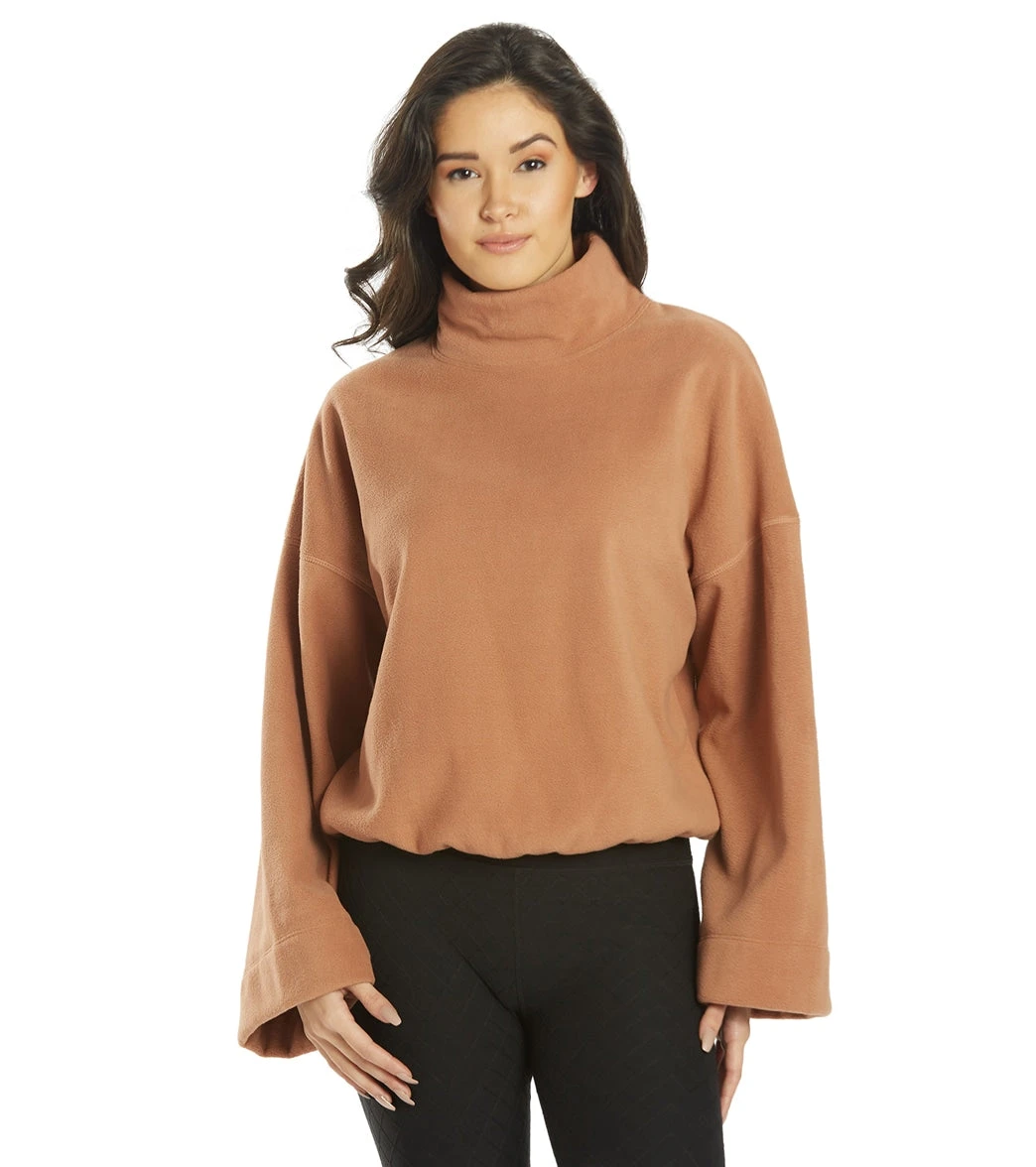 Beyond Yoga Plushfleece Back East Pullover Sepia Brown - Image 5