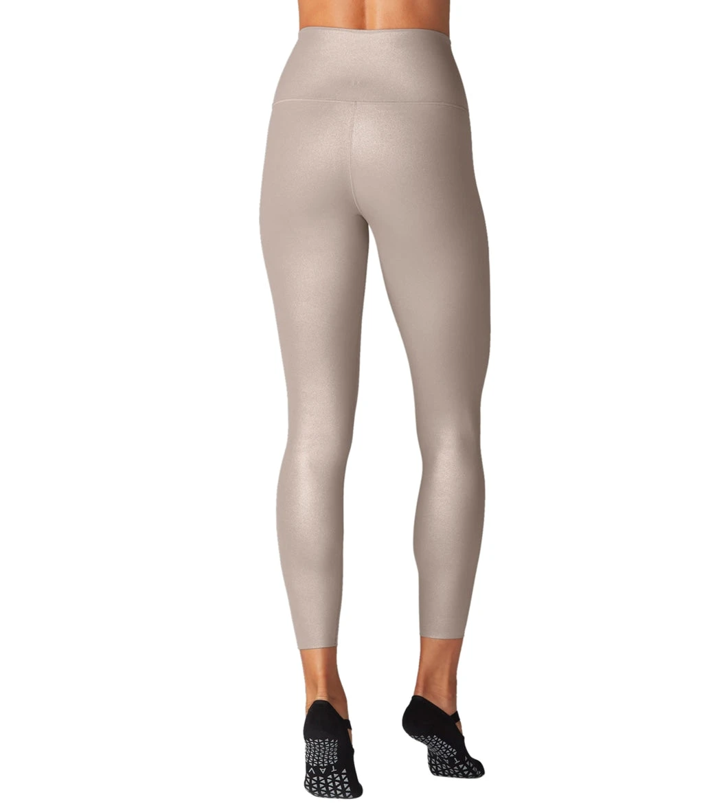 Tavi High Waisted 7/8 Yoga Leggings Gold Metallic - Image 2