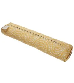 Hugger Mugger Pranayama Printed Yoga Bolster Golden Goddess
