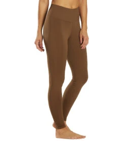 NUX One By One Seamless Yoga Leggings Mocha