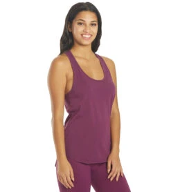 NUX Groundwork Organic Yoga Tank Purple Onyx