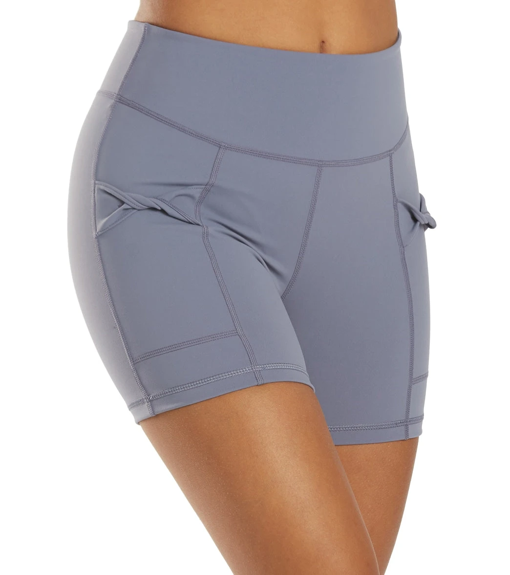 Free People Wave Rider Short Blue Granite