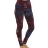 Hard Tail High Waisted Cotton Ankle Yoga Leggings Lava Wash Purple Boysenberry