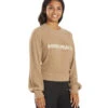 Spiritual Gangster Inner Peace Melody Crew Pullover Camel