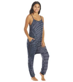 Spiritual Gangster Harem Jumpsuit Steel Tie Dye