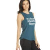 Spiritual Gangster Meditate Muscle Tank Teal