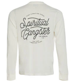 Spiritual Gangster Men's SG Long Sleeve Tee Stone