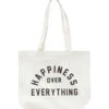 Spiritual Gangster Happiness Canvas Tote Natural