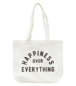 Spiritual Gangster Happiness Canvas Tote Natural