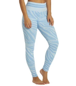 Spiritual Gangster Love Sculpt Jacquard Legging Zebra Bliss Print