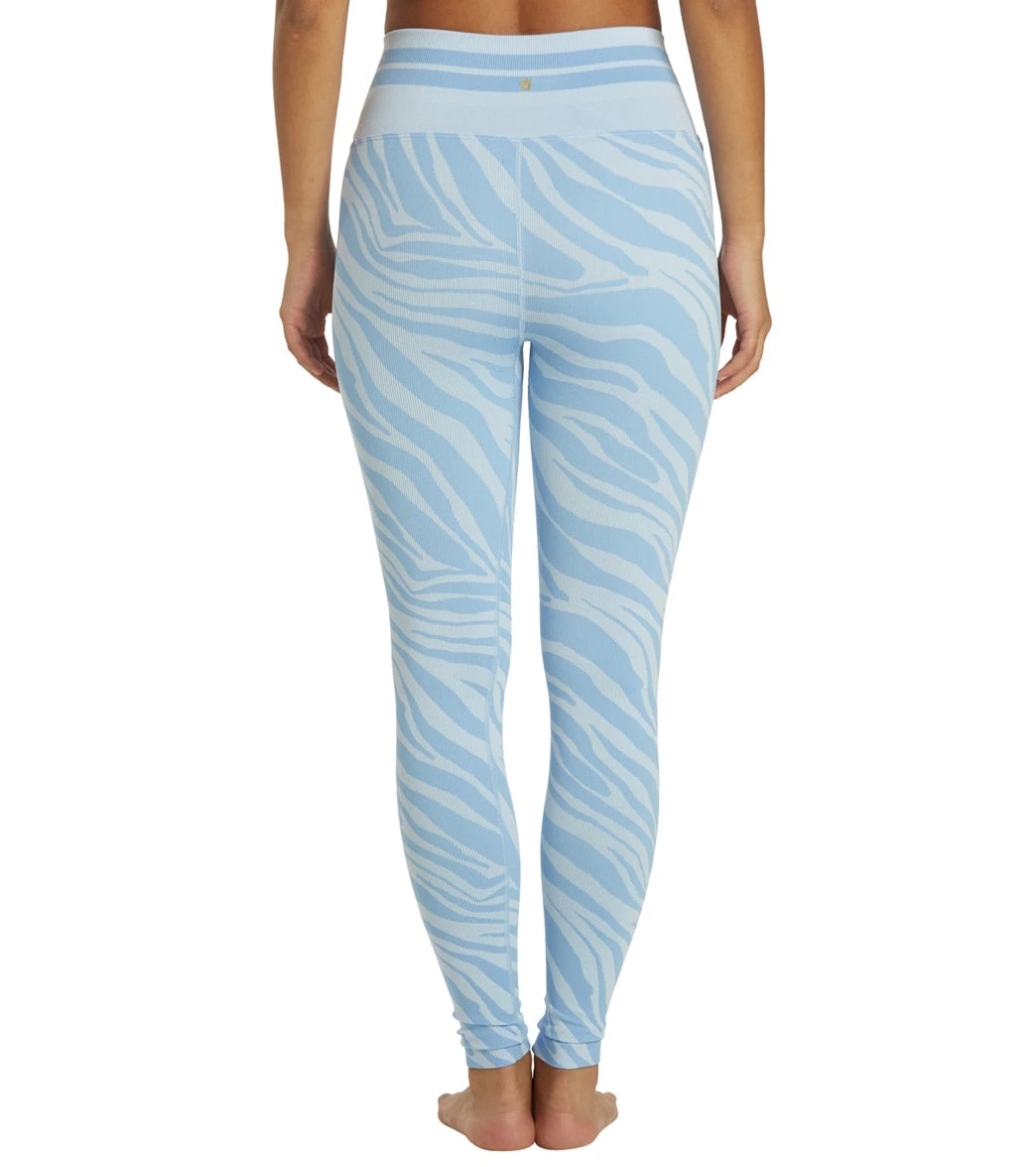 Spiritual Gangster Love Sculpt Jacquard Legging Zebra Bliss Print - Image 2